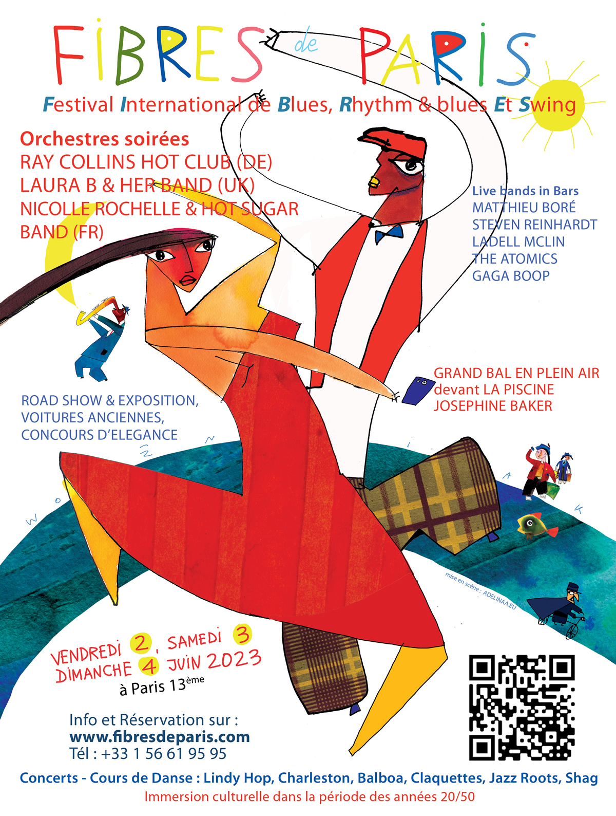 AFFICHE FIBRES de PARIS 2023